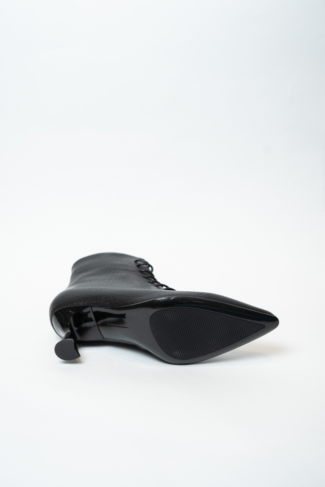 Ботинки женские, арт JA614-H1920-P1537, натуральная кожа, цвет черн.