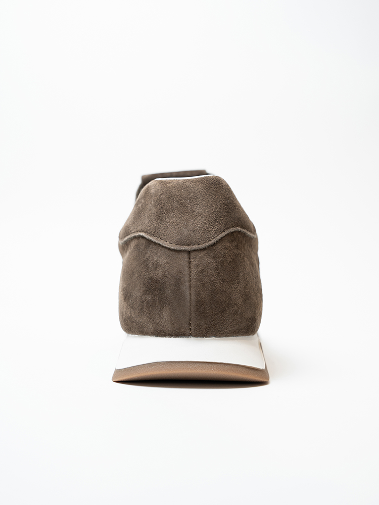 Кроссовки женские, арт ALL20-1, натуральная замша/текстиль, цвет кор.