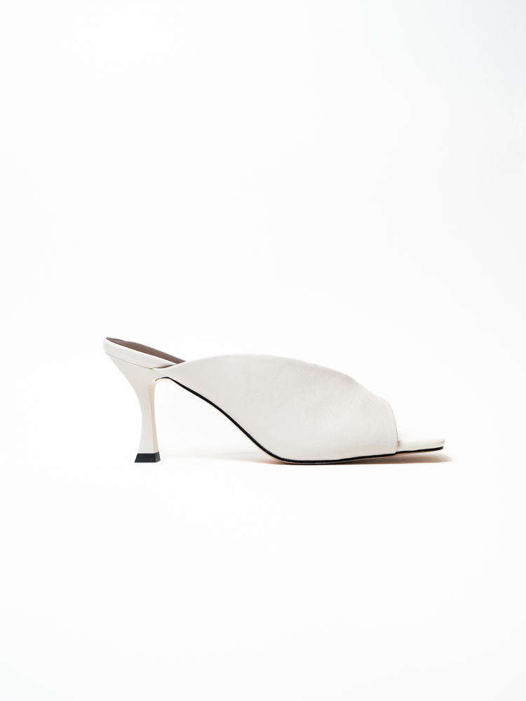 Сабо женские, арт H60-5Y-5, натуральная кожа, цвет бел.