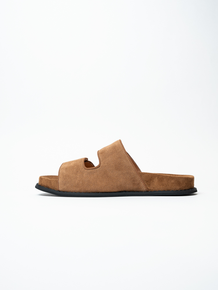 Сабо женские, арт A5908-C2-5, натуральная замша, цвет кор.