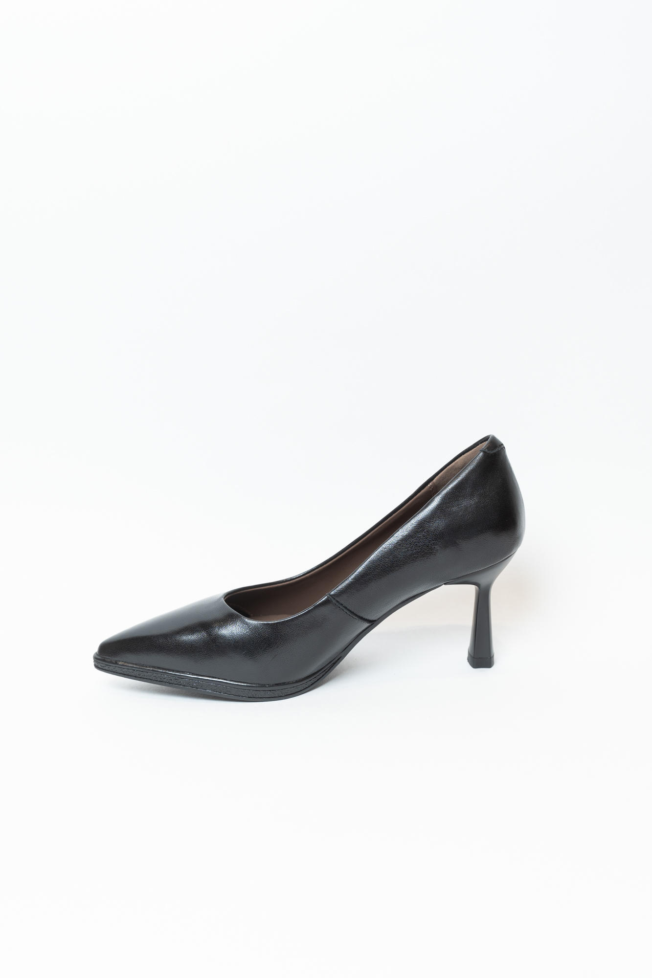 Туфли женские, арт 367-588-1, натуральная кожа, цвет черн.