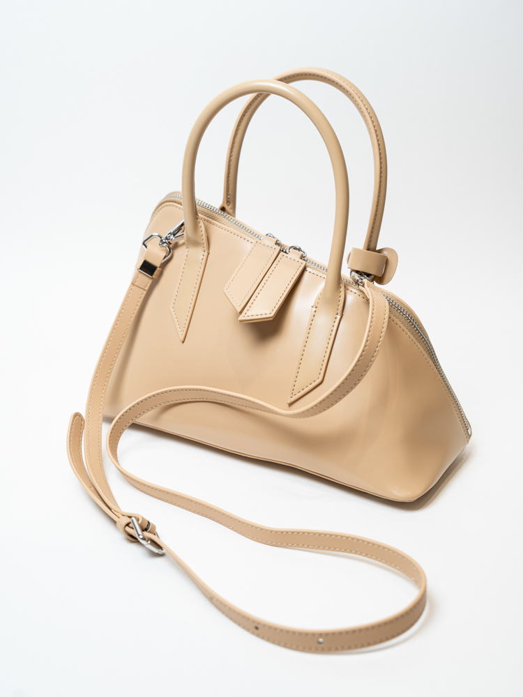 Сумка женская, арт 6093, натуральная кожа, цвет беж.