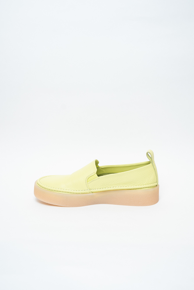 Кроссовки женские, арт ZX233-01-3, натуральная кожа, цвет салат.