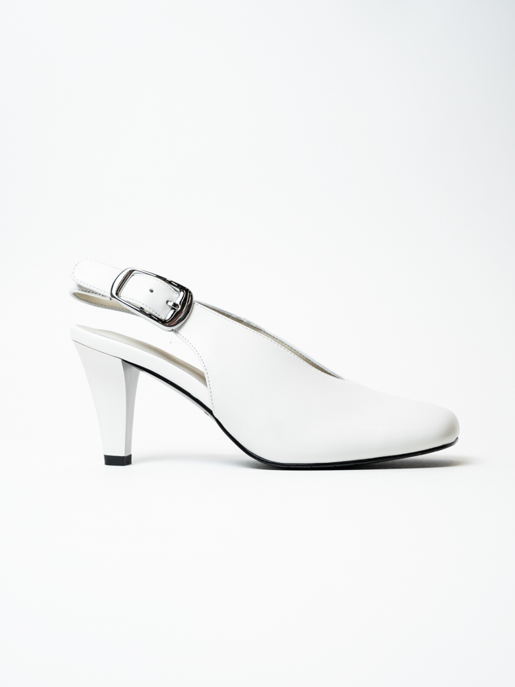 Босоножки женские, арт ZX491-2984-2, натуральная кожа, цвет бел.