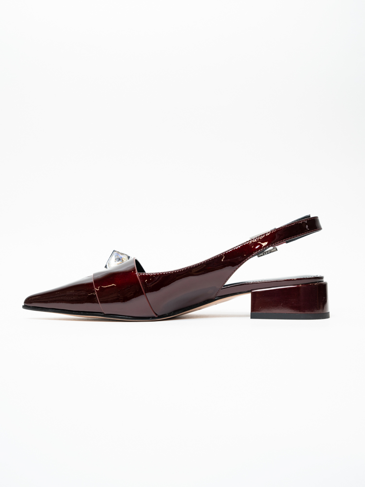 Босоножки женские, арт 511-131/6-8-0/6, натуральная лакированная кожа, цвет кор.