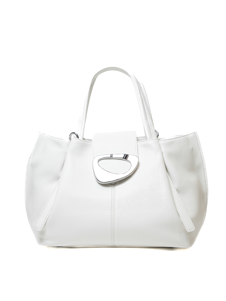 Сумка женская, арт 2641-1, натуральная кожа, цвет бел.