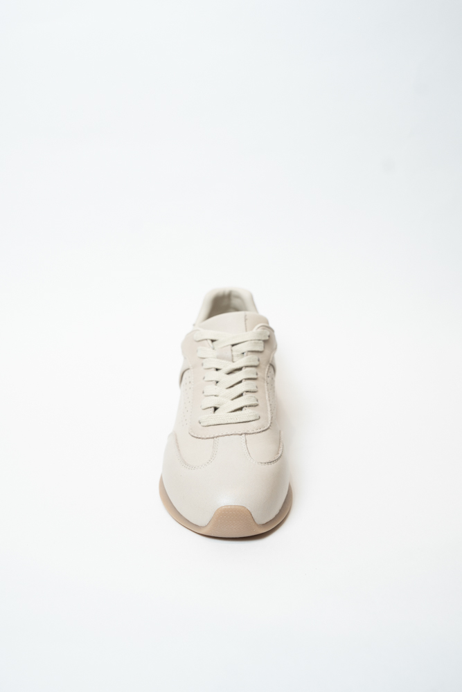 Кроссовки женские, арт AS921-H598-B095, натуральная кожа, цвет беж.