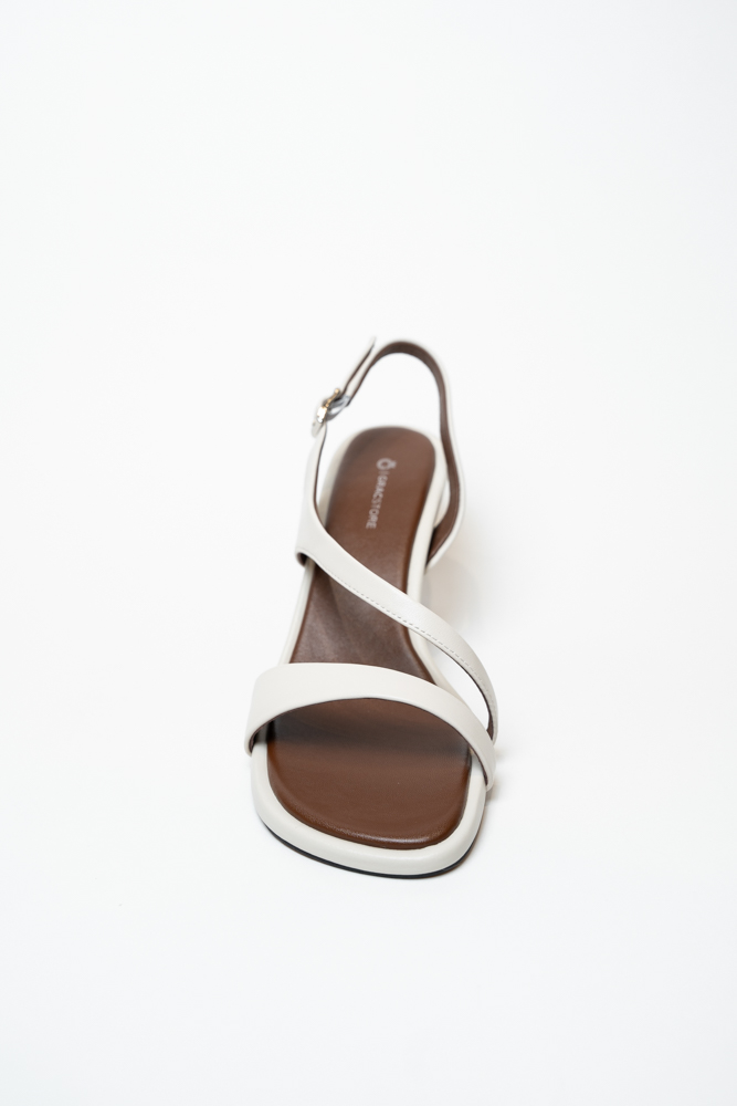 Босоножки женские, арт HG682-602-3, натуральная кожа, цвет беж.