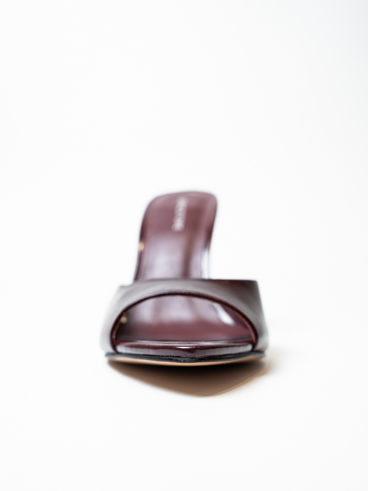 Сабо женские, арт HS-7785-208S, натуральная кожа, цвет бордо.