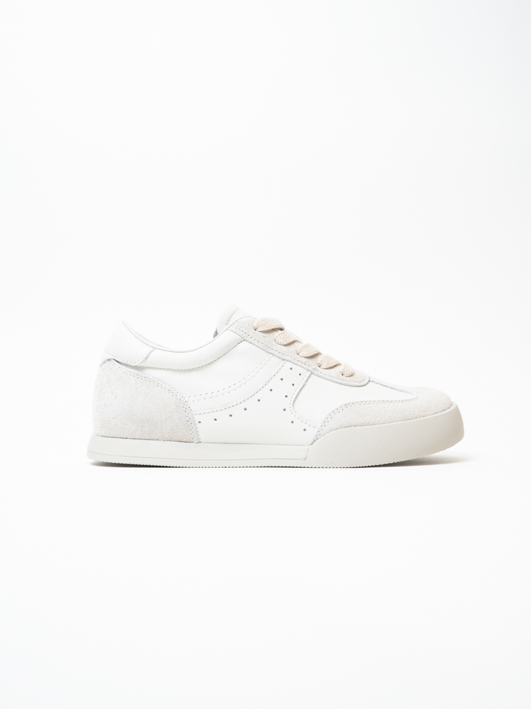 Кроссовки женские, арт K-YD-2730-6J-D201, натуральная замша/кожа, цвет беж.