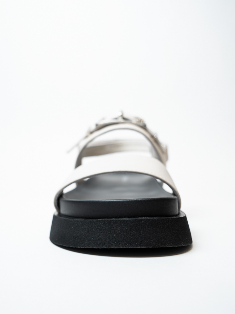 Босоножки женские, арт 6959-M, натуральная кожа, цвет молоч.