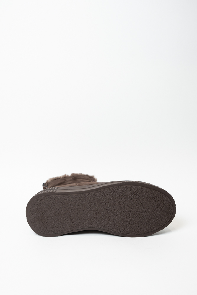 Ботинки женские, арт 2171M-26-B39, натуральная замша, цвет кор.