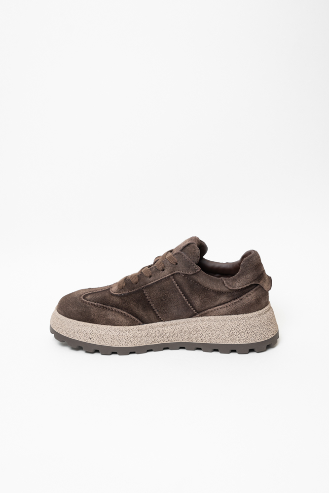 Кроссовки женские, арт DBY-RA009-001-4, натуральная замша, цвет кор.