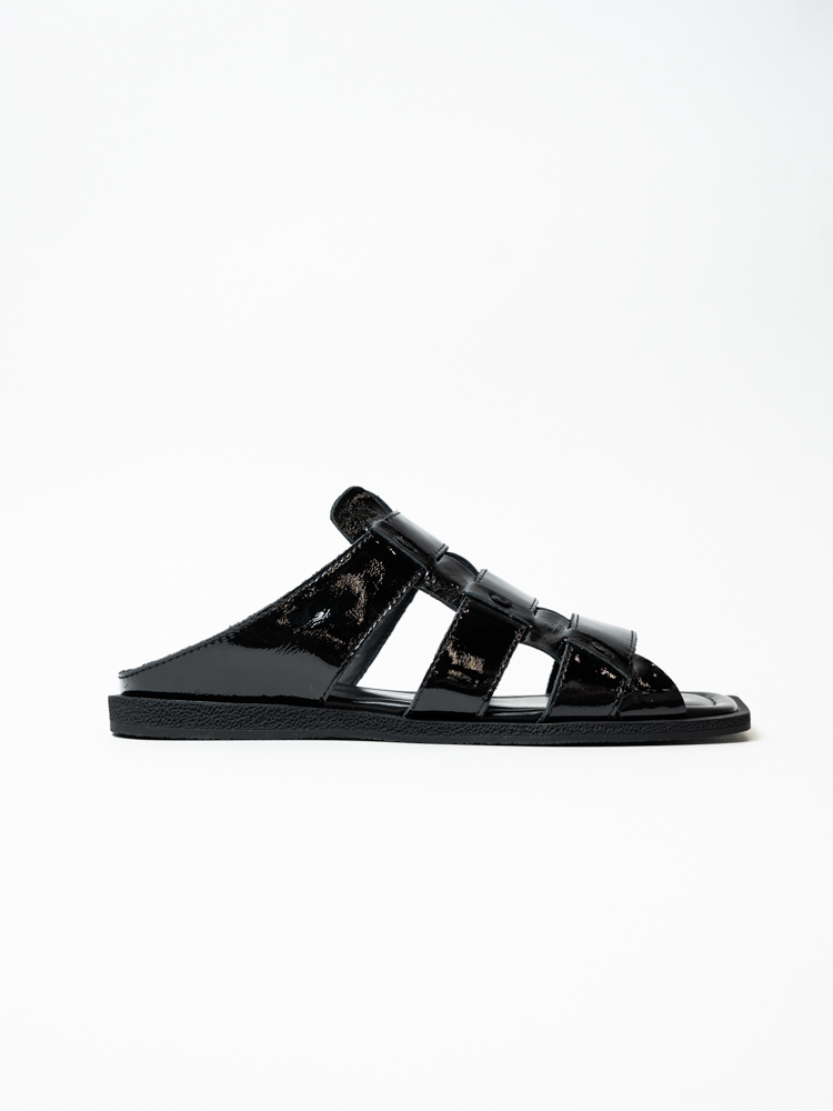 Сабо женские, арт AS955-W276-G10, натуральная кожа, цвет черн.