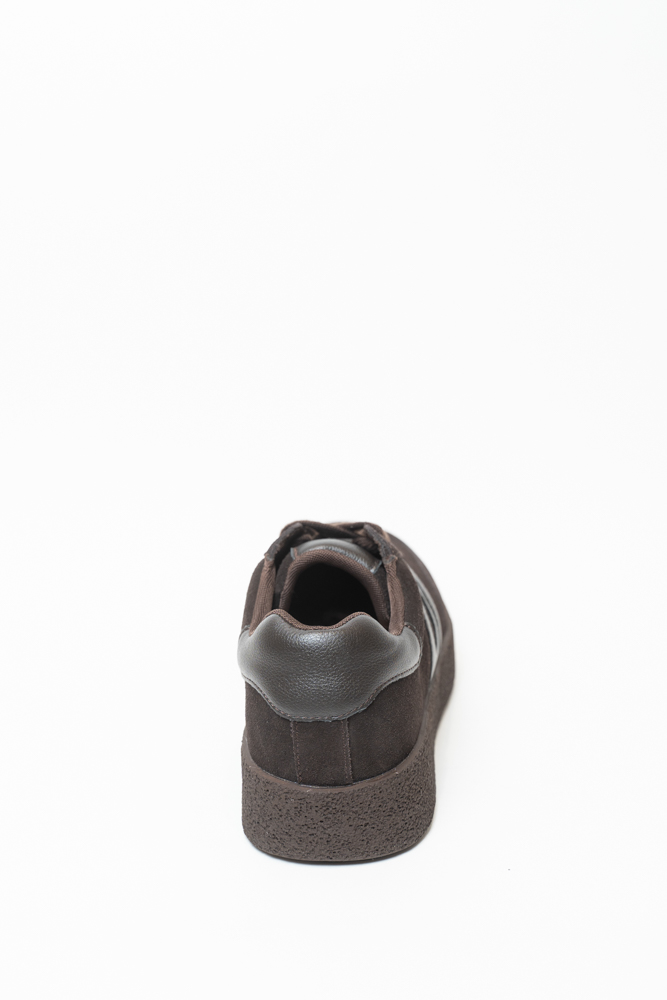 Кроссовки женские, арт K-YD-2158-34D, натуральная замша, цвет кор.