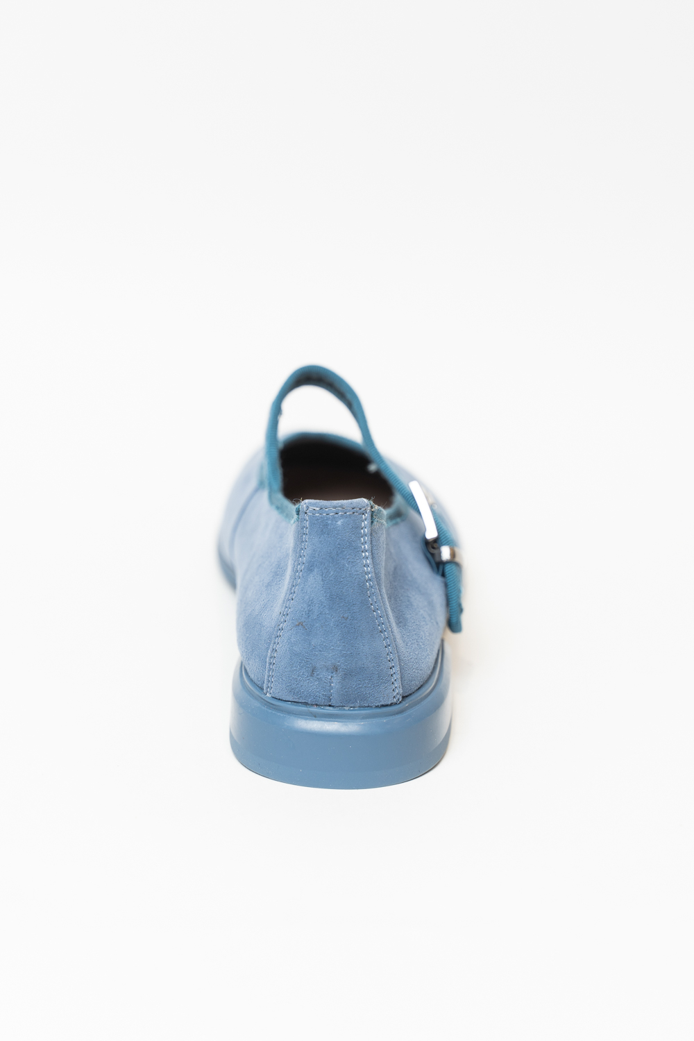 Туфли женские, арт K-P-A1355-X452K-18, натуральная замша, цвет син.