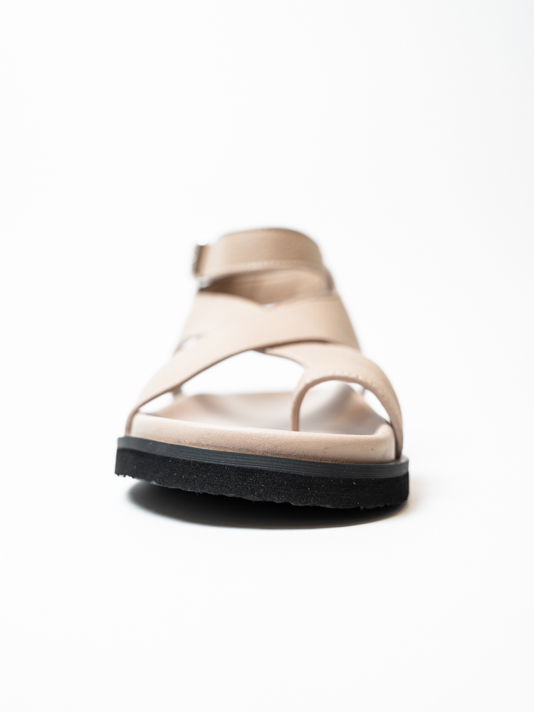 Босоножки женские, арт 3113-3-4, натуральная кожа, цвет беж.