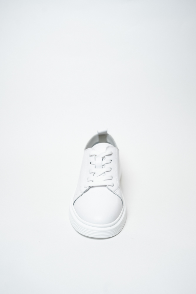 Кроссовки женские, арт DHY71-1, натуральная кожа, цвет бел.