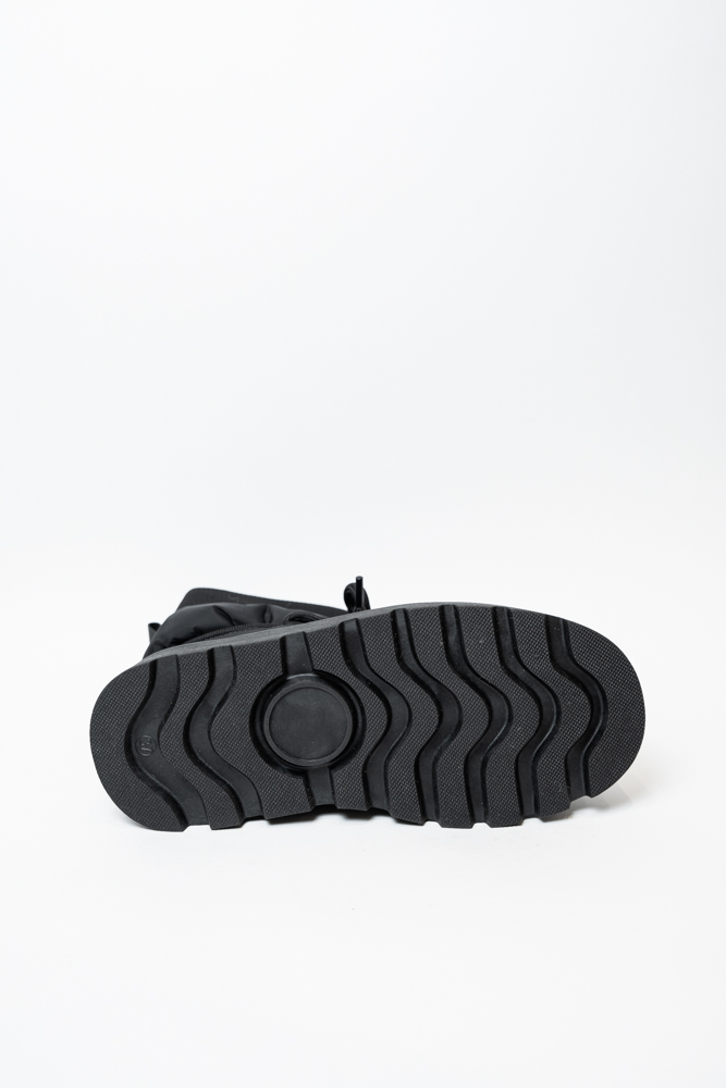 Ботинки женские, арт 11-7020-1, натуральная кожа/текстиль, цвет черн.