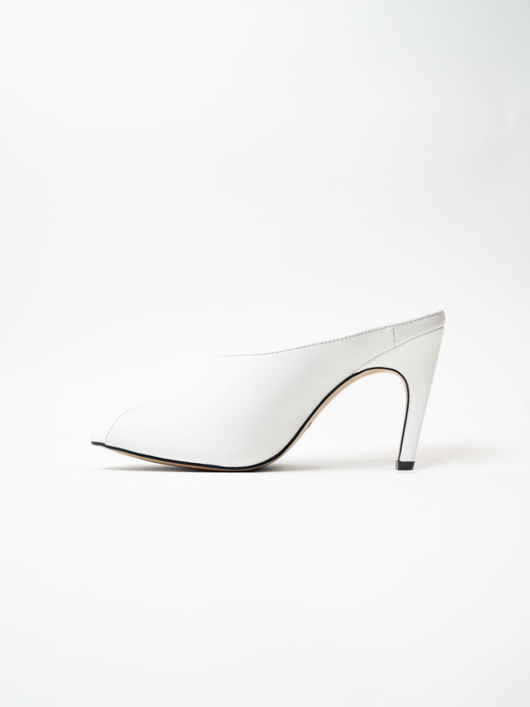 Сабо женские, арт K-L-90A411-537-M220, натуральная кожа, цвет бел.