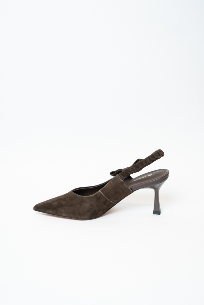 Босоножки женские, арт 25-702-YJ-2, натуральная замша, цвет кор.