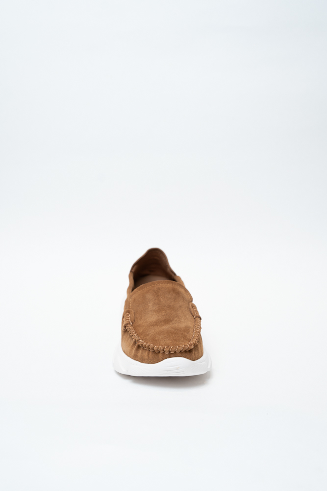 Туфли женские, арт HS001-25-P88, натуральная замша, цвет кор.