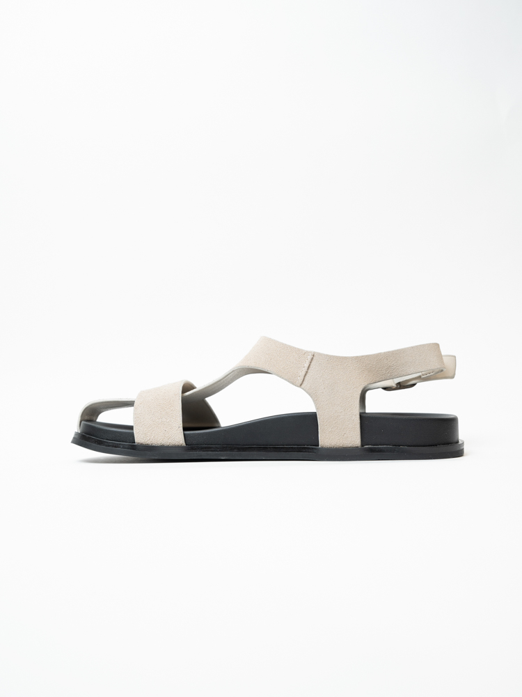 Босоножки женские, арт K-L-S2025-31-66, натуральная замша, цвет беж.