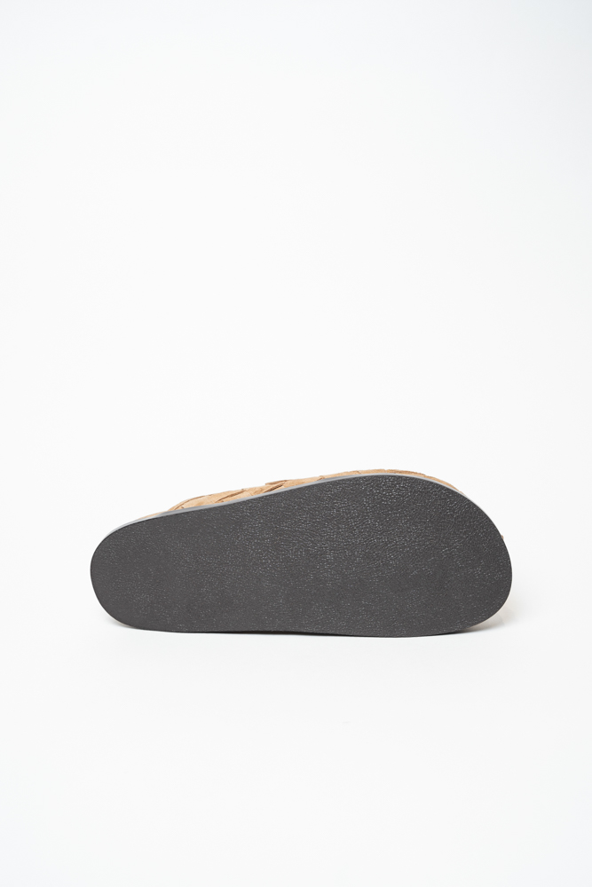 Сабо женские, арт A12-D241553771H-17Y, натуральная замша, цвет кор.