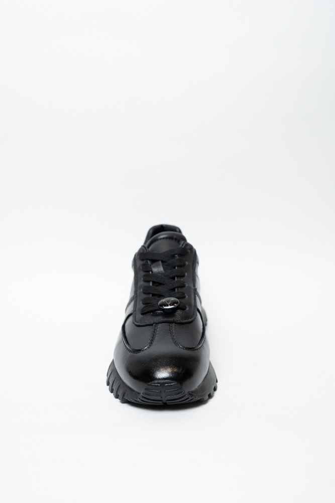 Кроссовки женские, арт AS232-352-17, натуральная кожа, цвет черн.