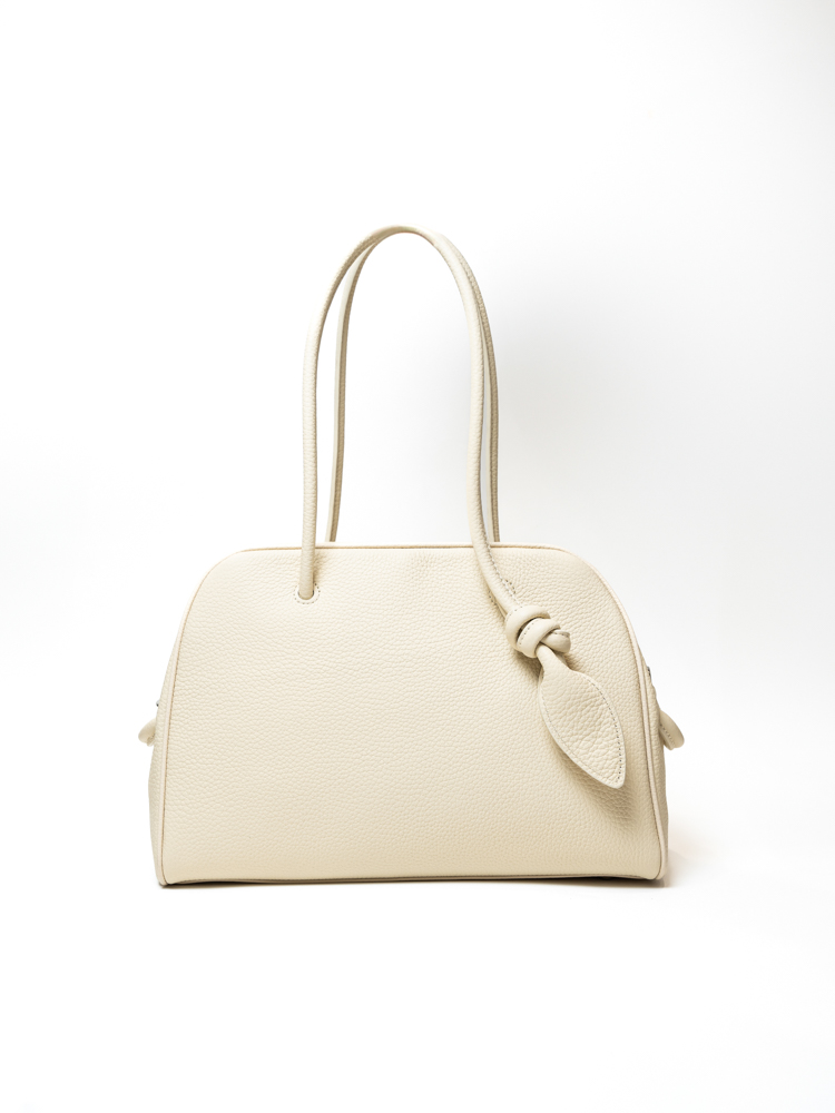 Сумка женская, арт 1167, натуральная кожа, цвет молоч.