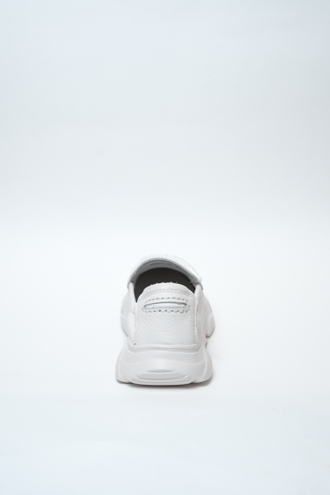 Туфли женские, арт HS001-25-P38, натуральная кожа, цвет бел.