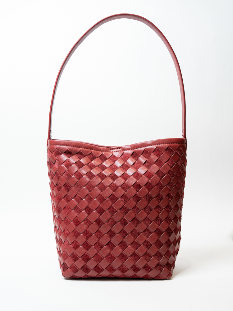 Сумка женская, арт 381, натуральная кожа, цвет красн.