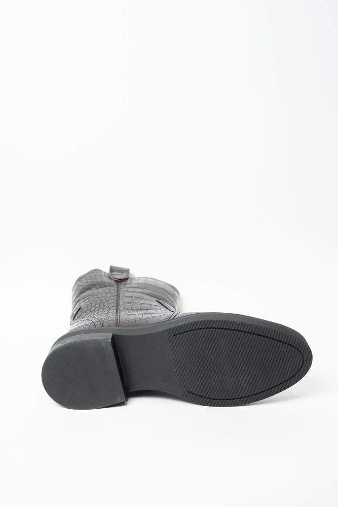 Ботинки женские, арт 6F160H-5700-A2417G, натуральная кожа, цвет кор.