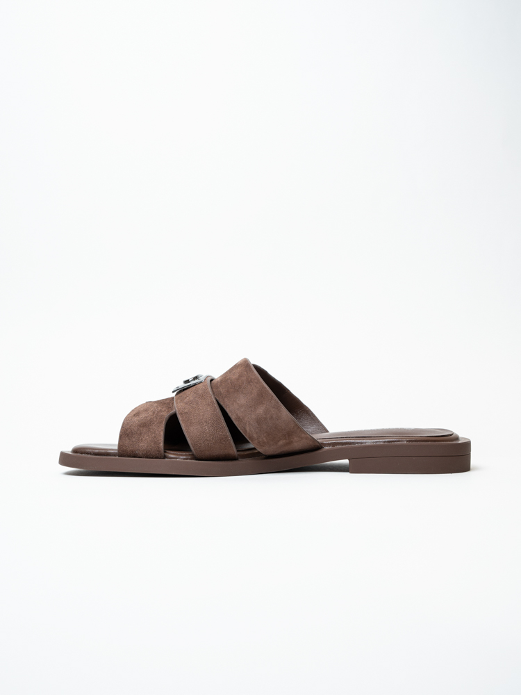 Сабо женские, арт NL278-H607-YF470TH, натуральная замша, цвет кор.