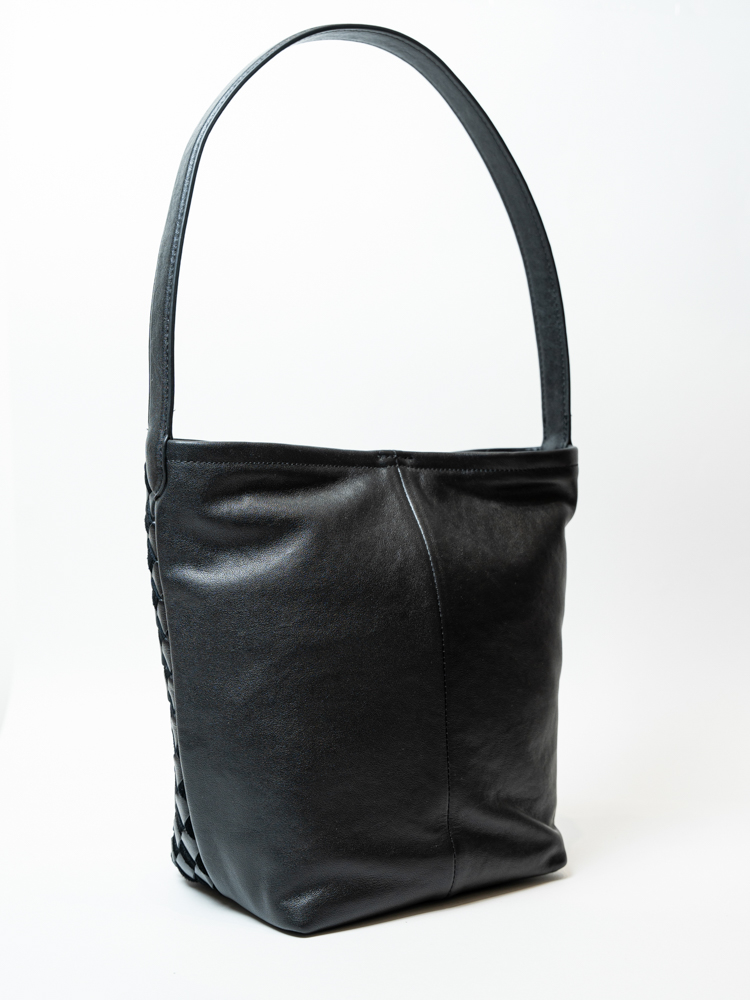 Сумка женская, арт 381, натуральная кожа, цвет черн.