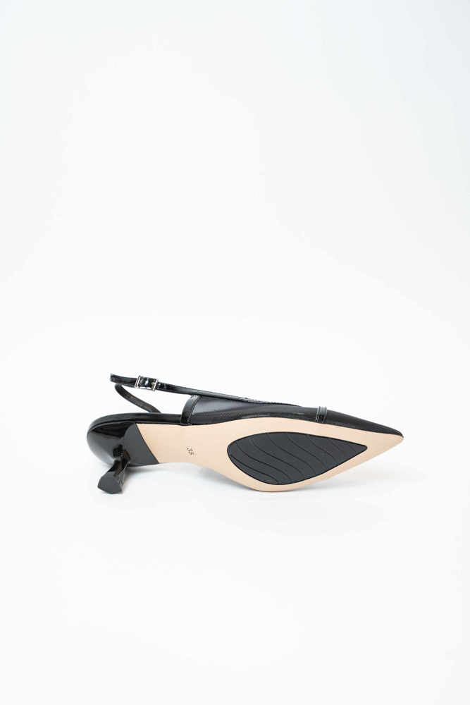 Босоножки женские, арт 6155-571-291D, натуральная кожа/текстиль, цвет черн.