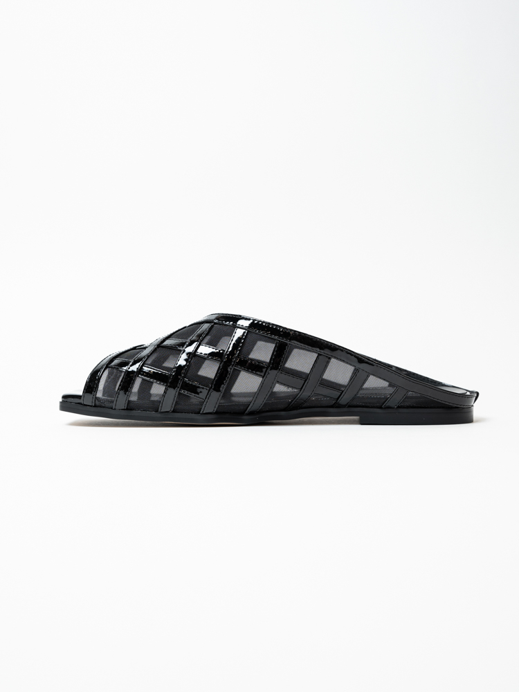 Сабо женские, арт 113-307/6-41/6, натуральная кожа, цвет черн.