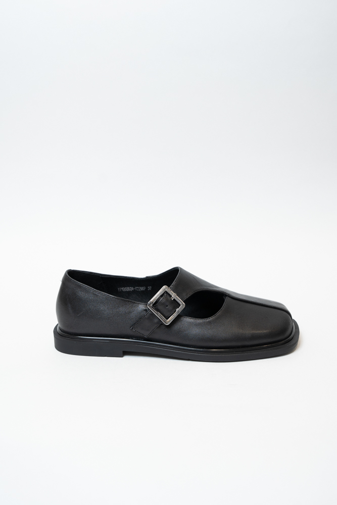 Туфли женские, арт Y7126B604-Y229AP, натуральная кожа, цвет черн.