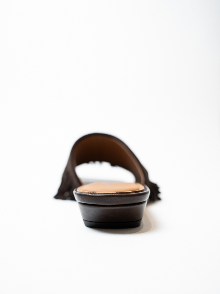 Сабо женские, арт H5066-2J-4, натуральная замша, цвет кор.