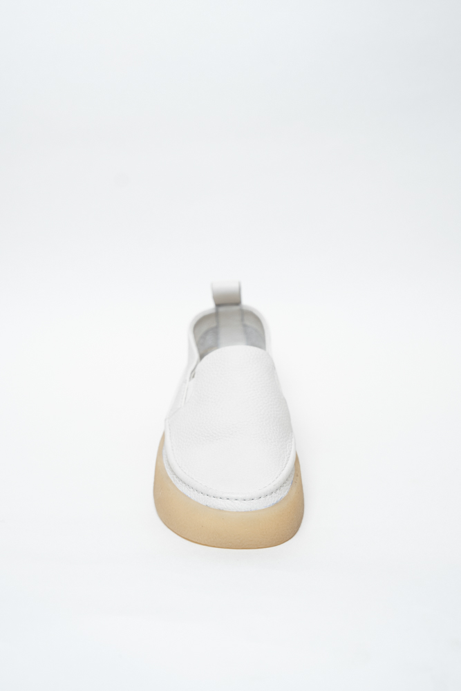 Кроссовки женские, арт ZX233-01-4, натуральная кожа, цвет бел.