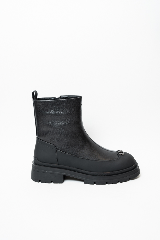 Ботинки женские, арт Y5496B174-Y4287BM, натуральная кожа, цвет черн.