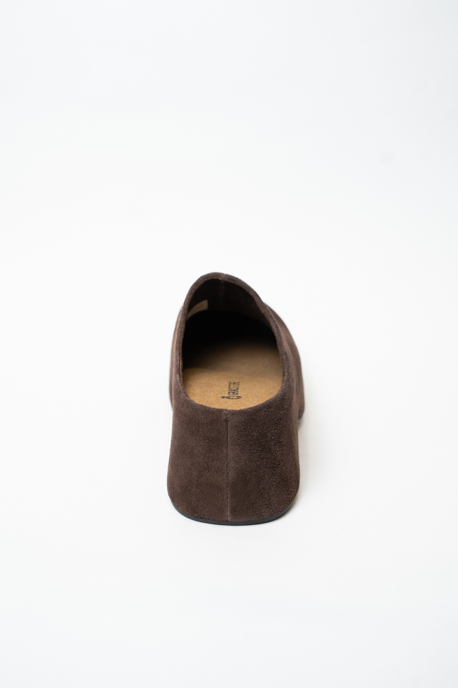 Сабо женские, арт G757-701-K, натуральная замша, цвет кор.