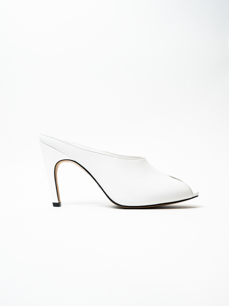 Сабо женские, арт K-L-90A411-537-M220, натуральная кожа, цвет бел.