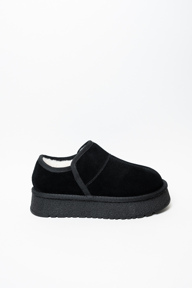 Ботинки женские, арт PAHR19-2, натуральная замша, цвет черн.