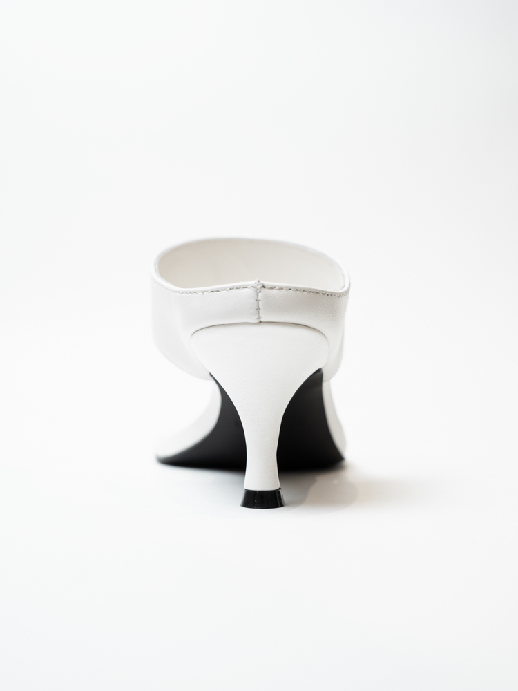 Сабо женские, арт K-L-62A394-L289-M220, натуральная кожа, цвет бел.