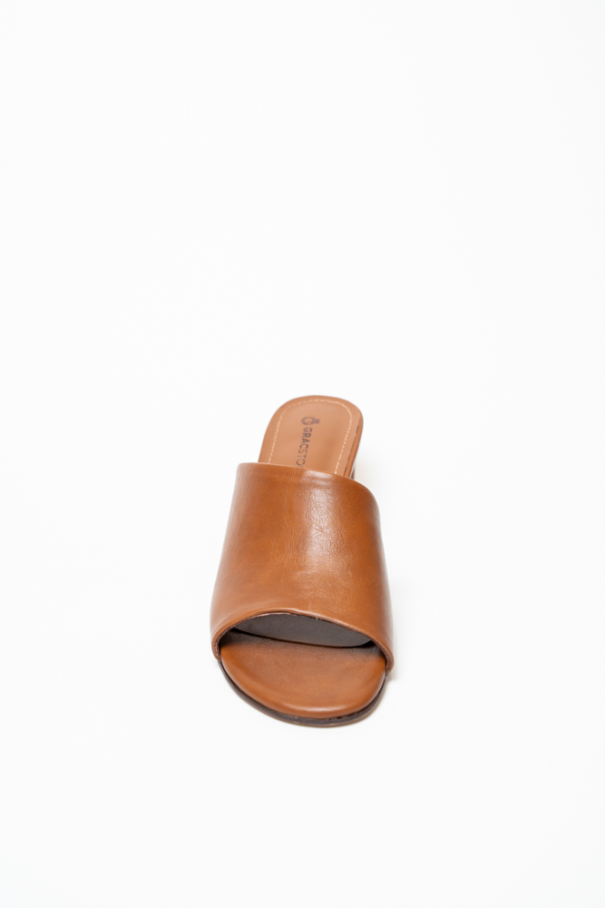 Сабо женские, арт L859-M240-TP911, натуральная кожа, цвет рыж.