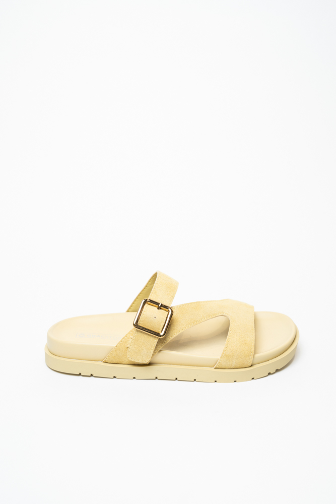 Сабо женские, арт HX25813-1YP, натуральная кожа, цвет желт.