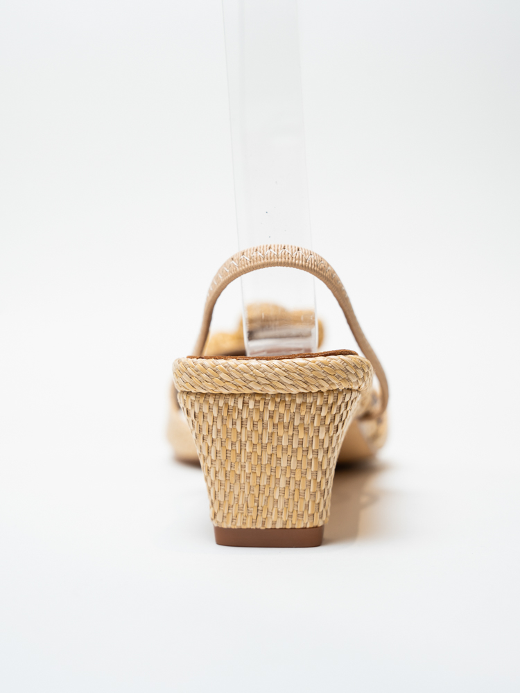 Босоножки женские, арт 6150-358-313D, искусственная кожа, цвет беж.