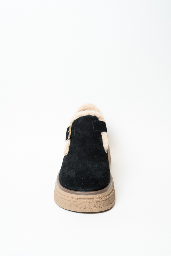 Ботинки женские, арт J8761-1, натуральная замша, цвет черн.