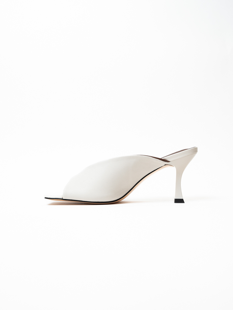 Сабо женские, арт H60-5Y-5, натуральная кожа, цвет бел.